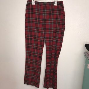 plaid pants